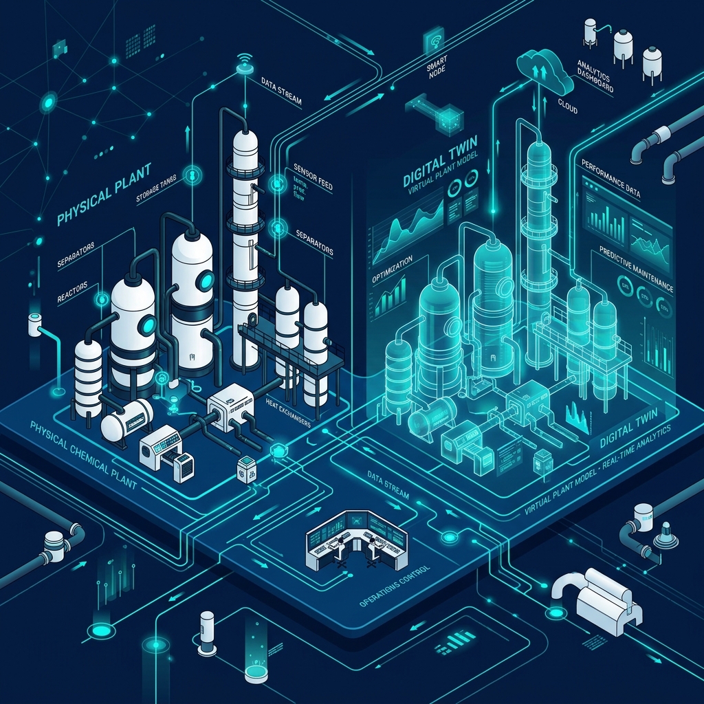 Planta Digital Twin e Análise de Processos TrendMiner